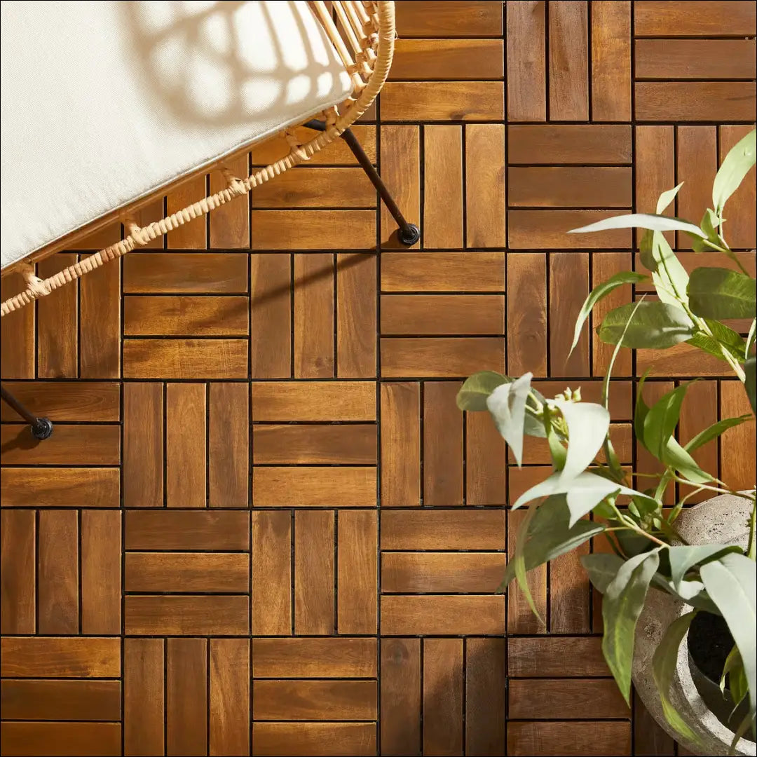 Terasos plytelės (10vnt) LI920 - €15 Save 50% __label:Pristatymas 1-2 d.d., color-ruda, lauko baldai, material-mediena,