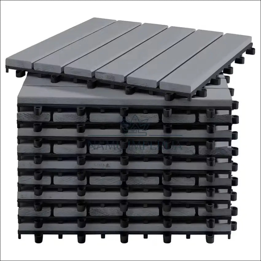 Terasos plytelių rinkinys (10vnt) LI788 €15 Save 50% __label:Pristatymas 1 2 d.d., color pilka, kita, lauko baldai,