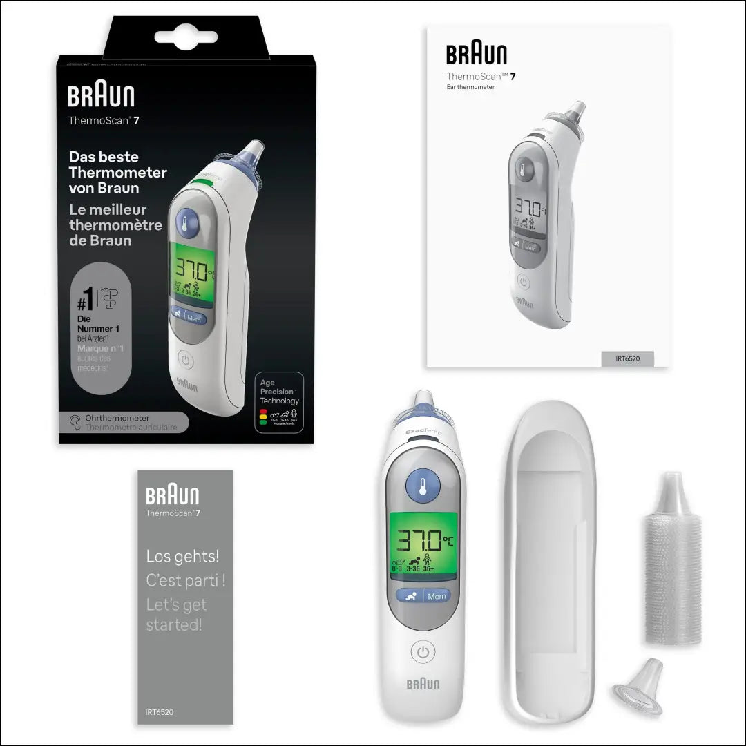 „ThermoScan® 7“ ausų termometras su „Age Precision®“ SP378 - €35 Save 50% 25-50, __label:Pristatymas 1-2 d.d.,