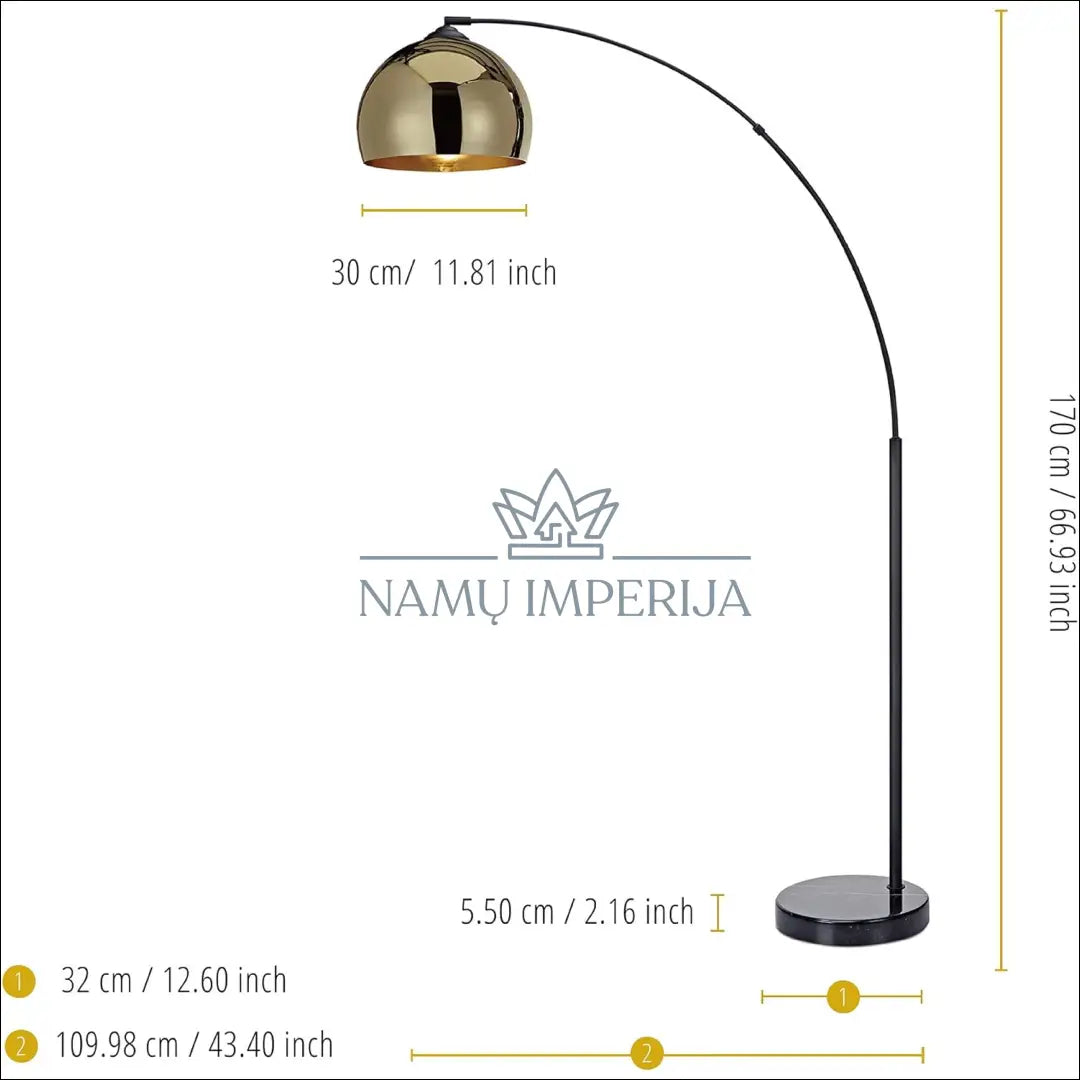 Toršeras DI10082 - €83 Save 50% 50-100, __label:Pristatymas 1-2 d.d., color-auksine, color-juoda, interjeras €50