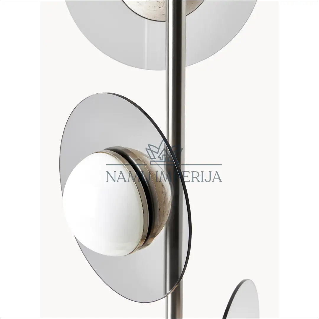 Toršeras su travertinu DI9863 - €200 Save 50% __label:Pristatymas 1-2 d.d., color-sidabrine, color-smelio, interjeras,