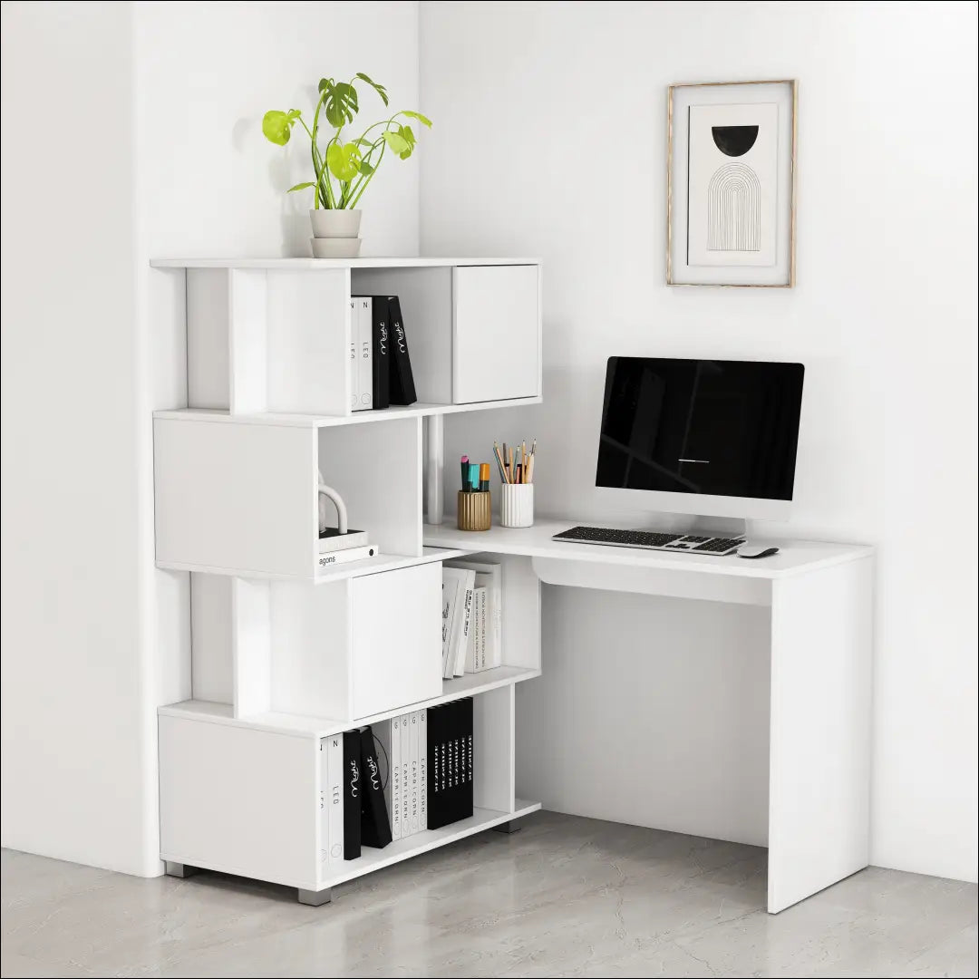 Transformuojamas darbo stalas su lentynomis BI274 - €95 Save 50% 50-100, __label:Pristatymas 1-2 d.d., biuro-baldai,