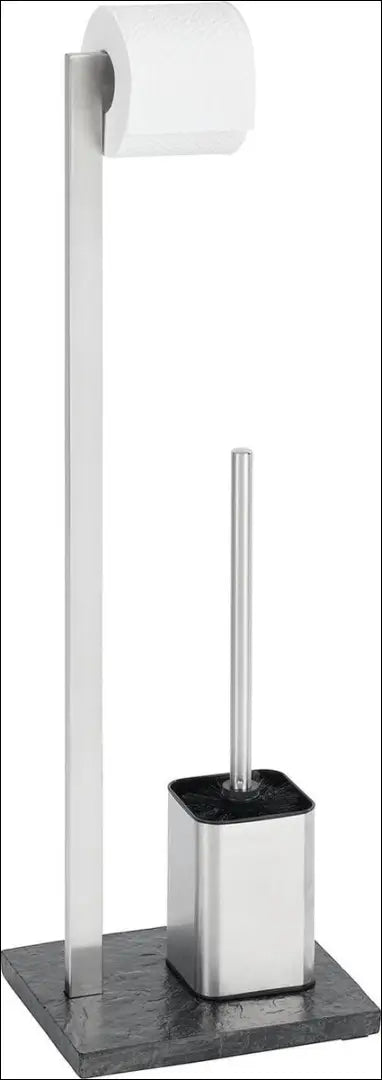 Tualetinio popieriaus laikiklis su šepečiu DI10837 - €22 Save 50% __label:Pristatymas 1-2 d.d., color-juoda,