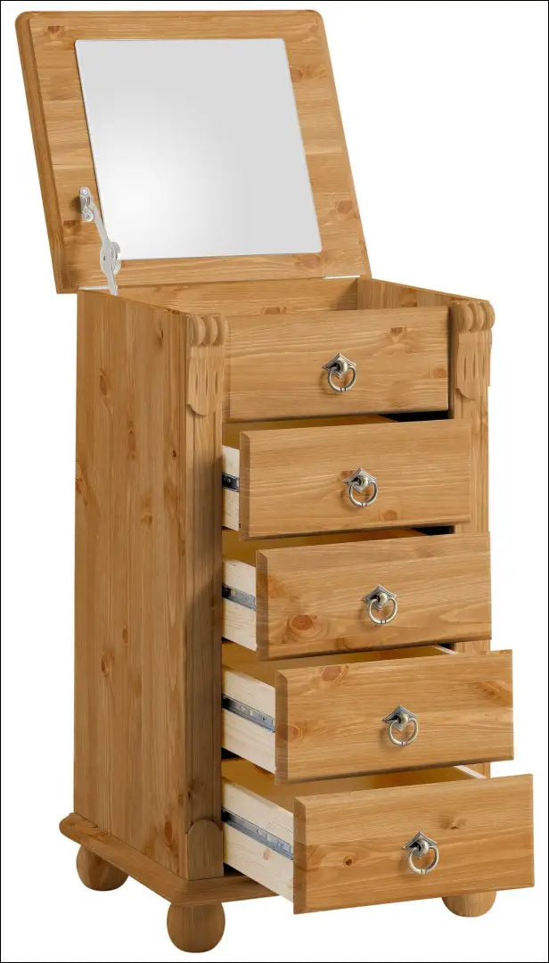 Tualetinis staliukas su veidrodžiu SI2498 - €105 Save 50% 100-200, __label:Pristatymas 1-2 d.d., color-ruda, komodos,