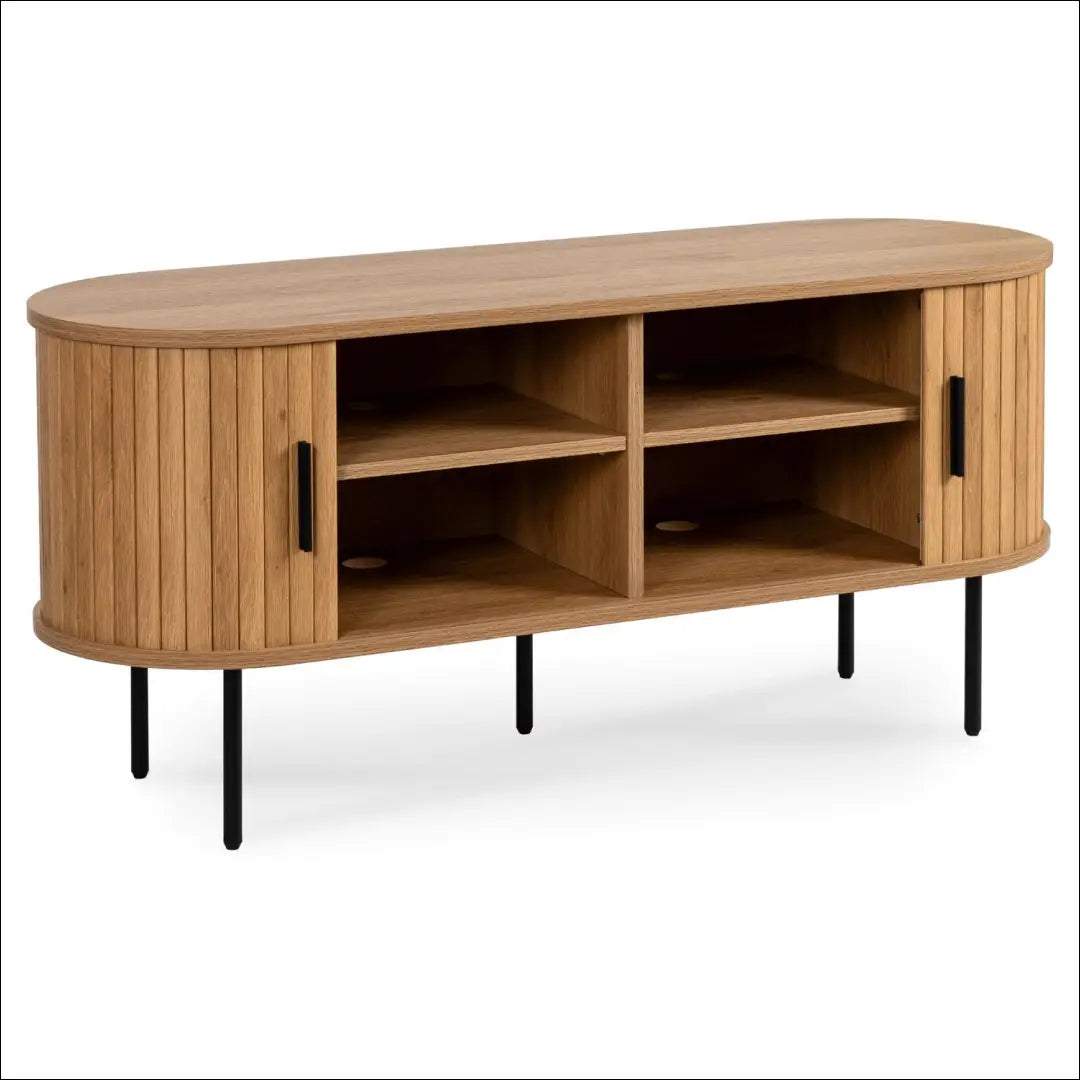 TV spintelė 2 durų ąžuolo spalvos 120 cm TE607 - €209 Save 15% __label:Pristatymas 5-14 d.d., elite, over-200,
