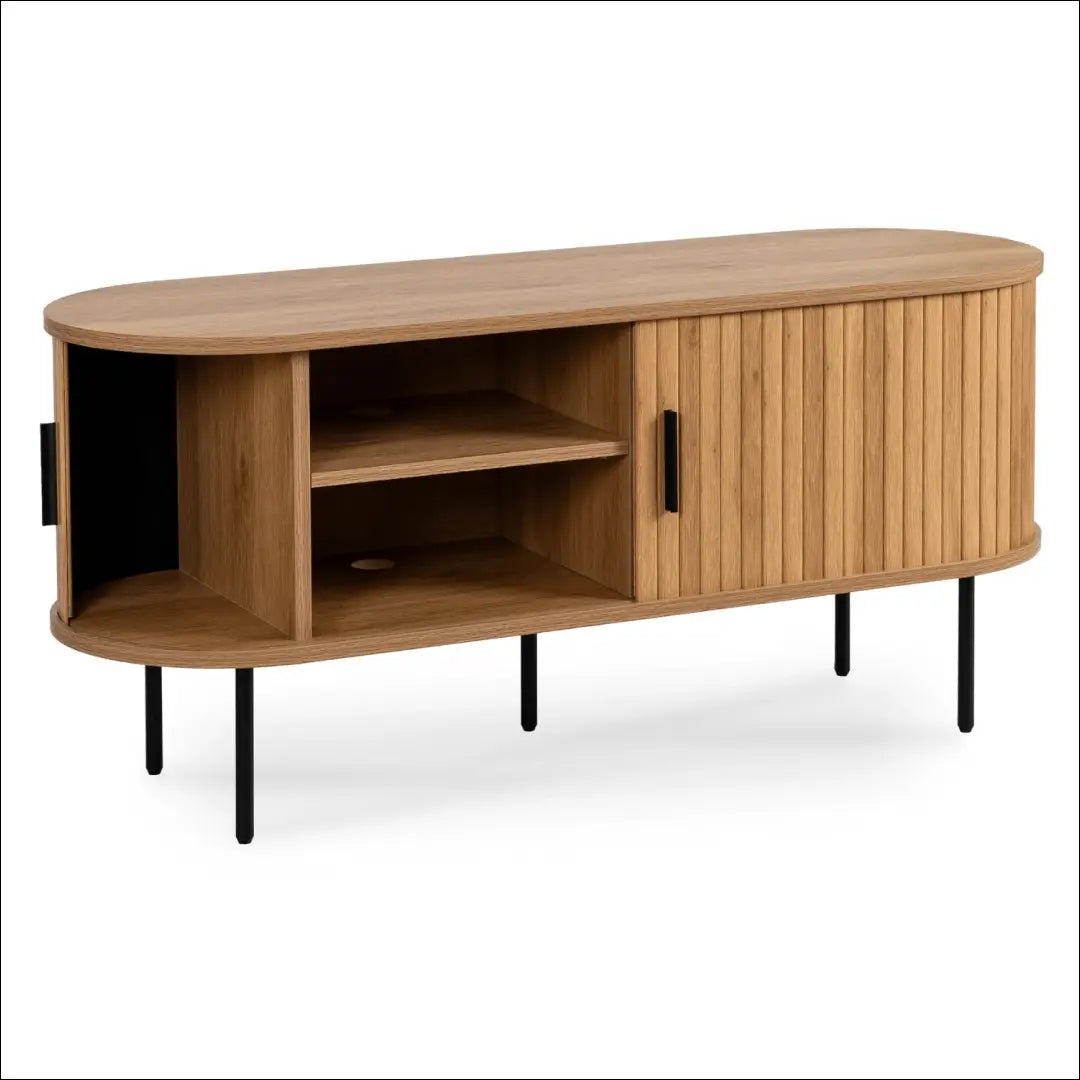 TV spintelė 2 durų ąžuolo spalvos 120 cm TE607 - €209 Save 15% __label:Pristatymas 5-14 d.d., elite, over-200,