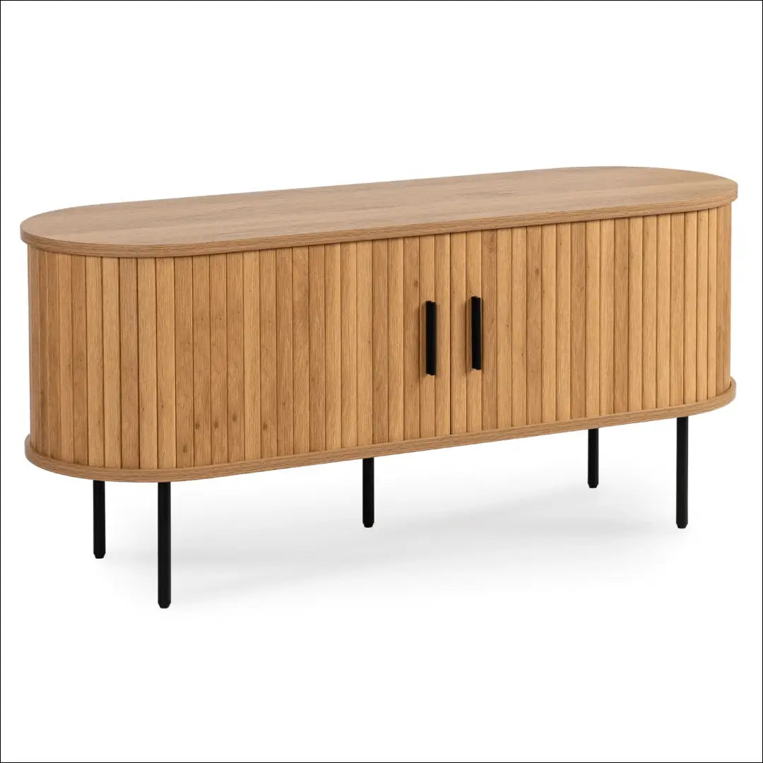 TV spintelė 2 durų ąžuolo spalvos 120 cm TE607 - €209 Save 15% __label:Pristatymas 5-14 d.d., elite, over-200,