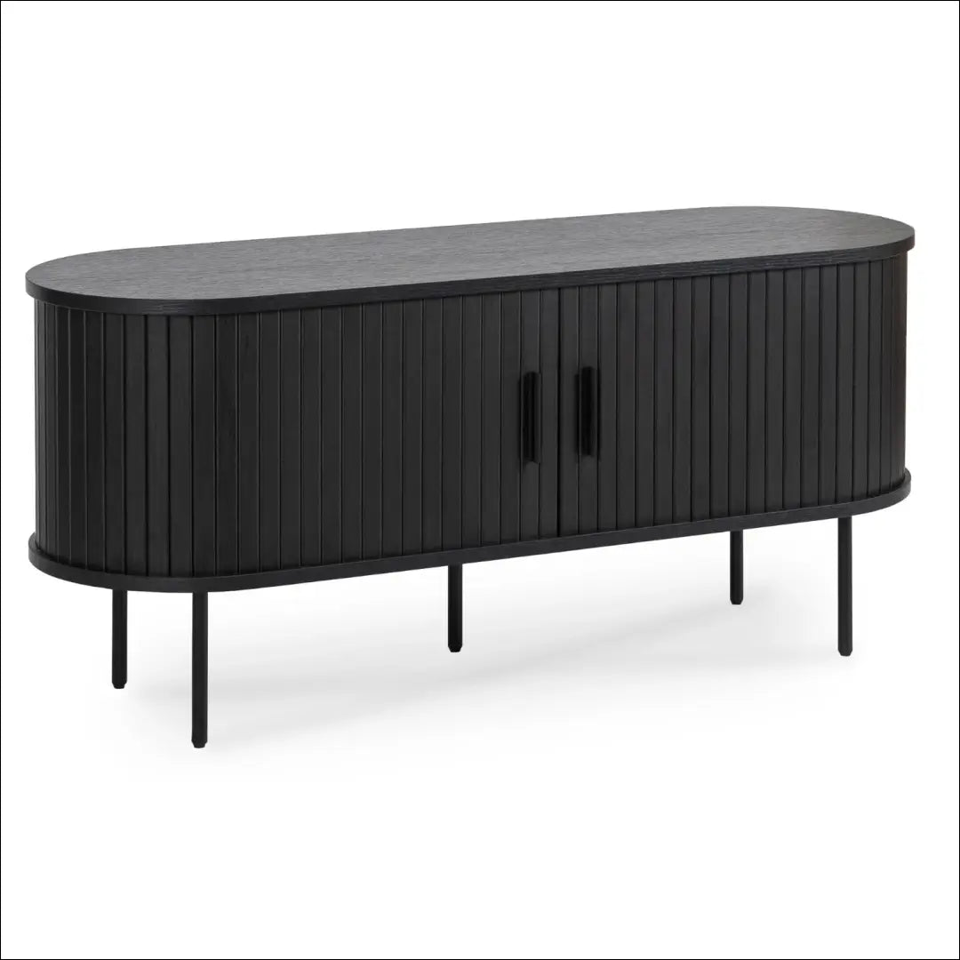 TV spintelė 2 durų juodos spalvos 120 cm TE616 - €209 Save 15% __label:Pristatymas 5-14 d.d., elite, over-200,