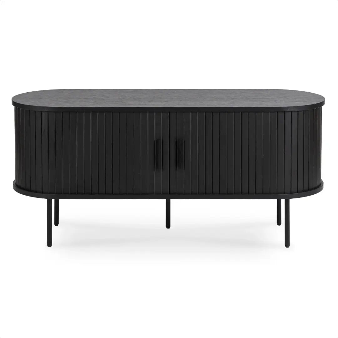 TV spintelė 2 durų juodos spalvos 120 cm TE616 - €209 Save 15% __label:Pristatymas 5-14 d.d., elite, over-200,