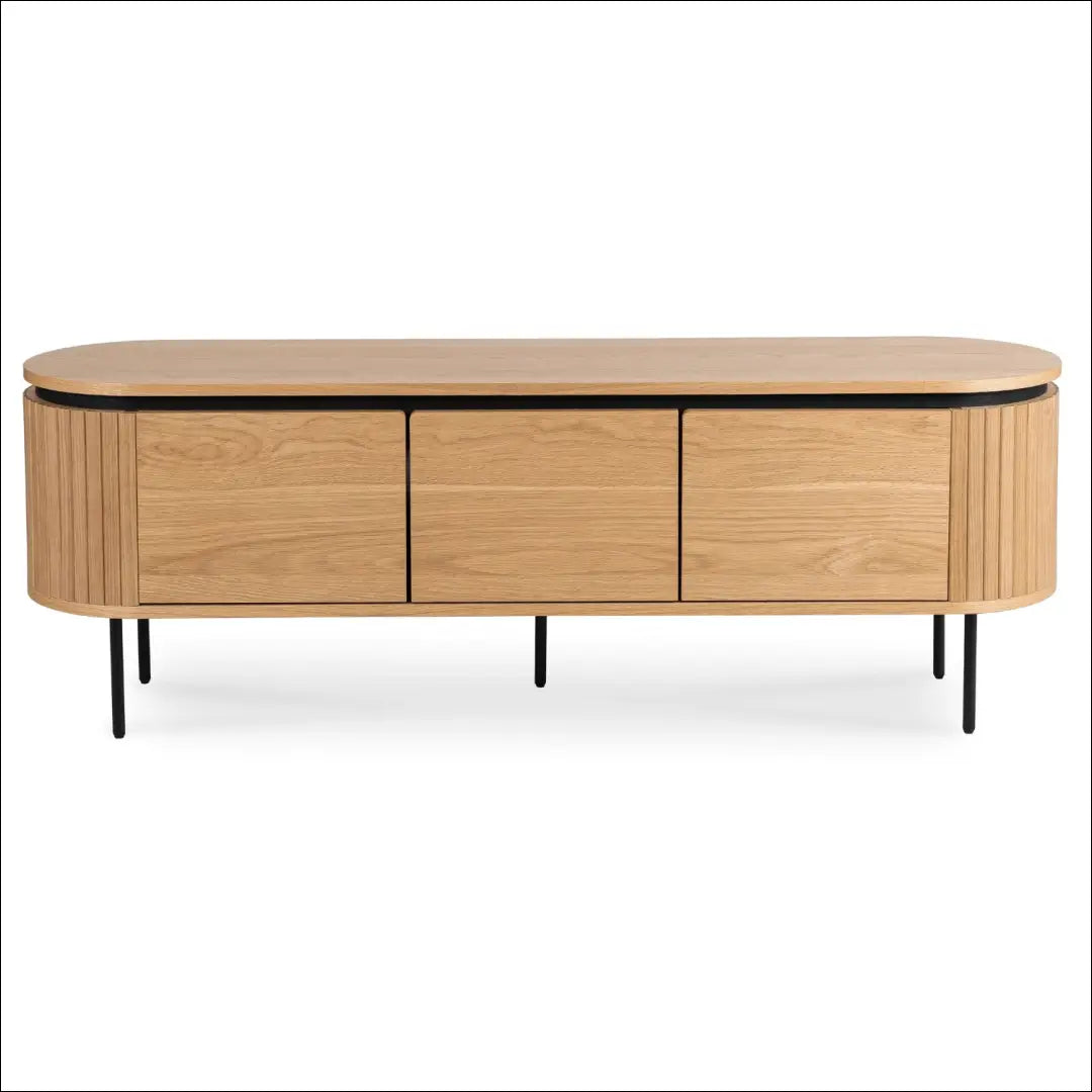 TV spintelė 3 durų ąžuolo spalvos 160 cm TE614 - €387 Save 15% __label:Pristatymas 5-14 d.d., elite, over-200,