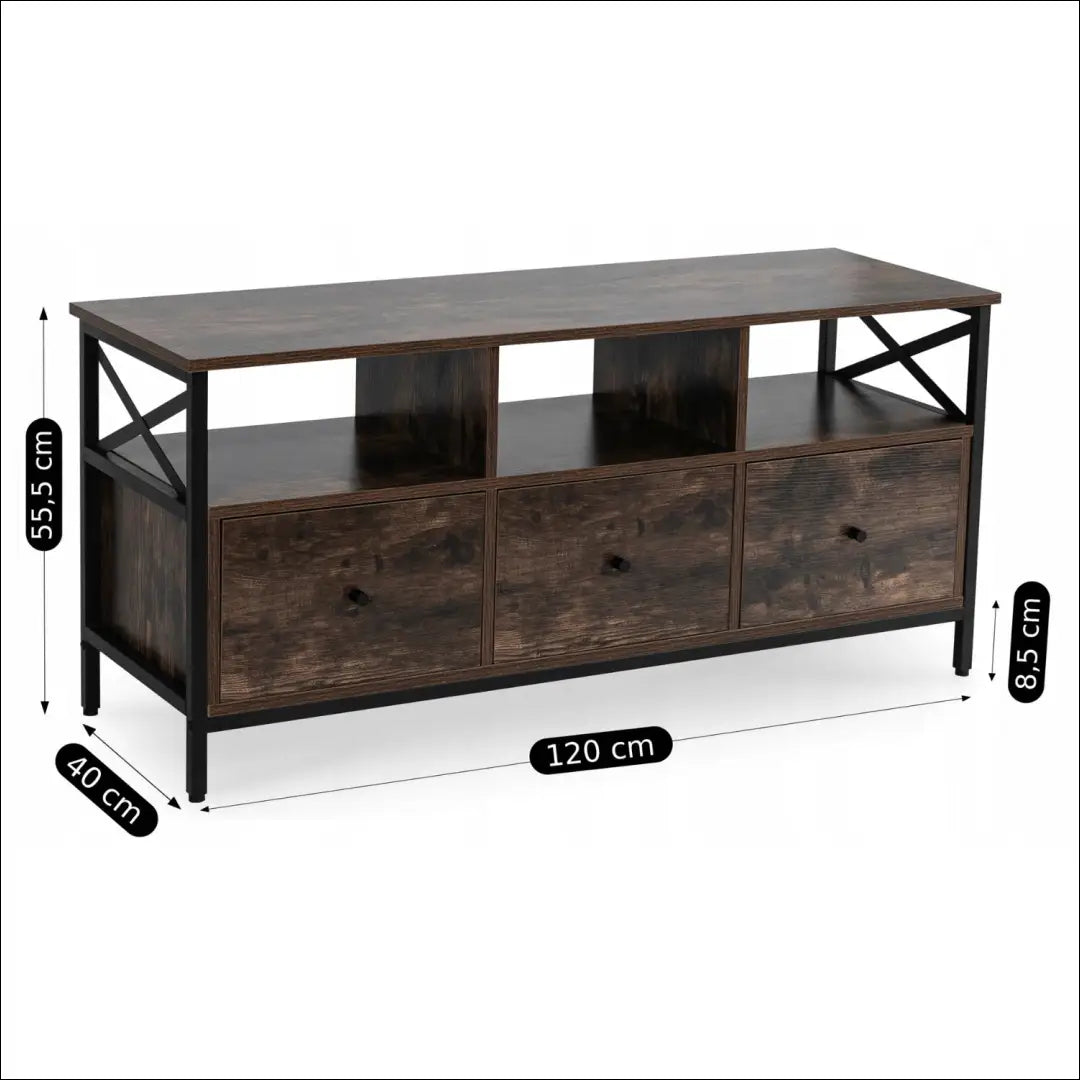 TV spintelė ąžuolo spalvos 120 cm TE414 - €159 Save 15% 100-200, __label:Pristatymas 5-14 d.d., elite, uzsakomi,