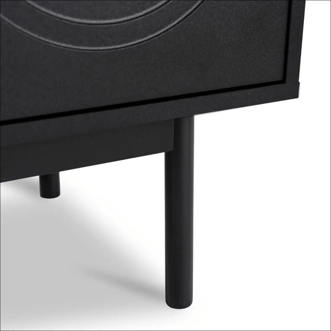 TV spintelė juodos spalvos 155 cm TE784 - €238 Save 15% __label:Pristatymas 5-14 d.d., elite, Meble skrzyniowe,