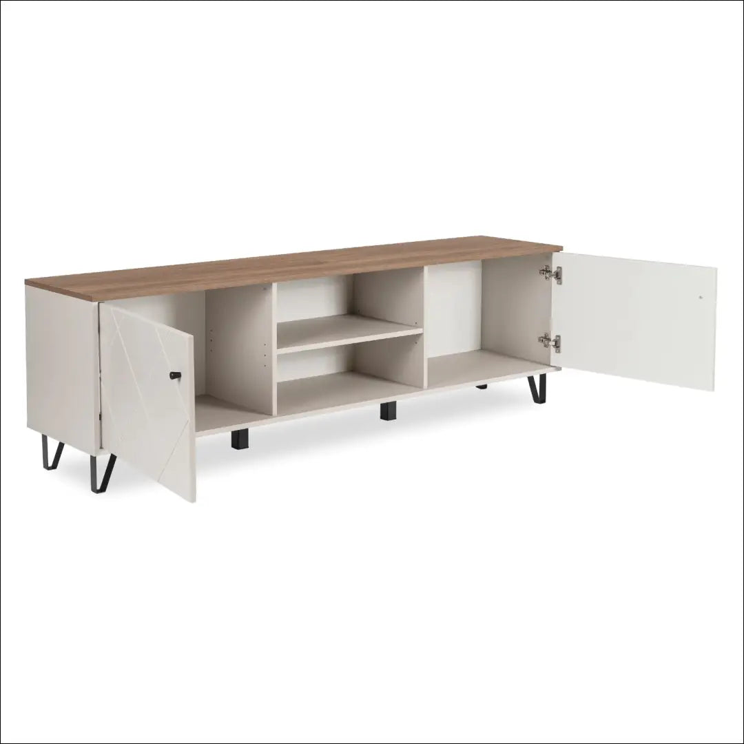 TV staliukas 183 cm kašmyro/Castello ąžuolo spalvos TE2552 - €152.11 Save 15% __label:Pristatymas 5-14 d.d., Newelite