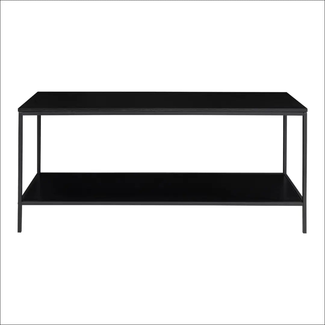TV staliukas 2 lentynos juodas rėmas 100x36x45 cm RD470 - €82 Save 15% 50-100, __label:Pristatymas 5-14 d.d., Juoda,