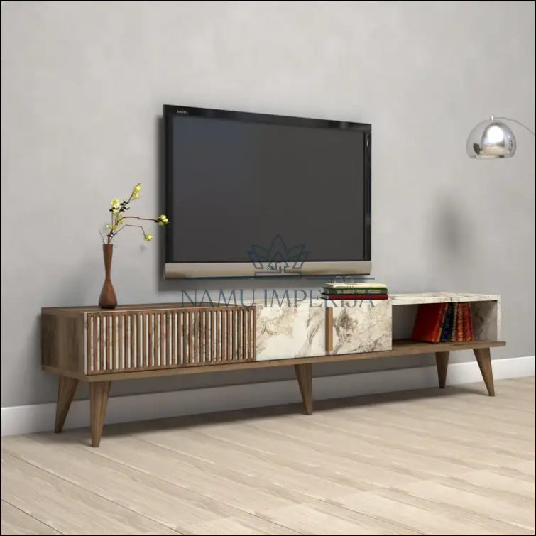 TV staliukas SI1015 - €116 Save 60% 100-200, __label:Pristatymas 1-2 d.d., color-balta, color-ruda, material-mediena