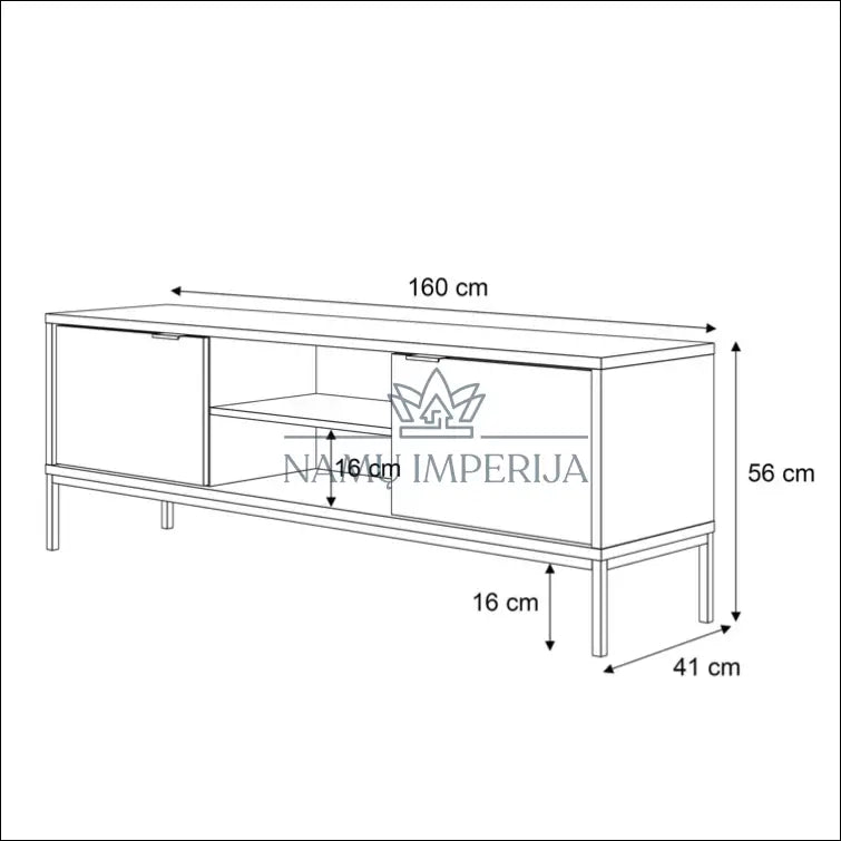 TV staliukas SI1302 - €150 Save 50% 100-200, __label:Pristatymas 1-2 d.d., color-juoda, color-ruda, material-mediena