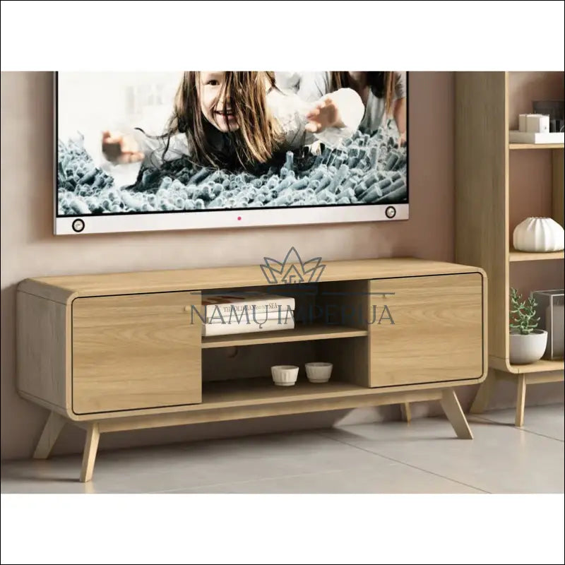 TV staliukas SI1404 - €115 Save 50% 100-200, __label:Pristatymas 1-2 d.d., color-ruda, material-mdf, material-mediena