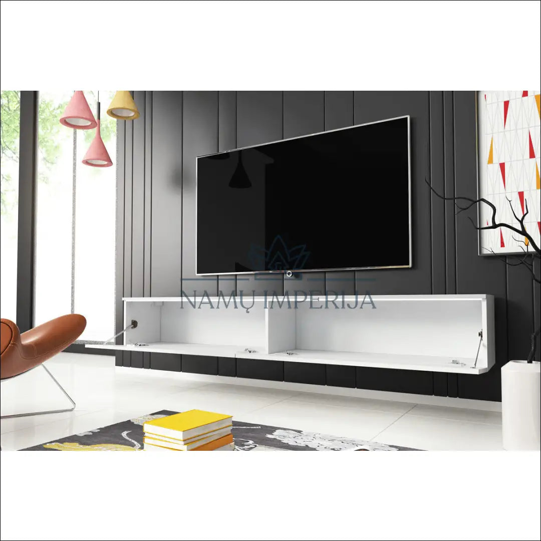 TV staliukas SI1470 - €97 Save 50% 50-100, __label:Pristatymas 1-2 d.d., color-balta, material-mdf, material-mediena