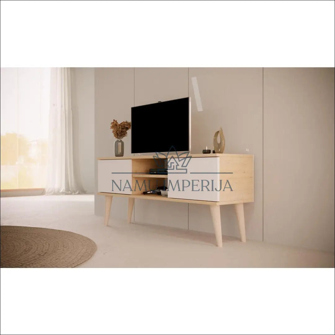 TV staliukas SI1624 - €76 Save 50% 50-100, __label:Pristatymas 1-2 d.d., color-balta, color-ruda, material-mediena €50