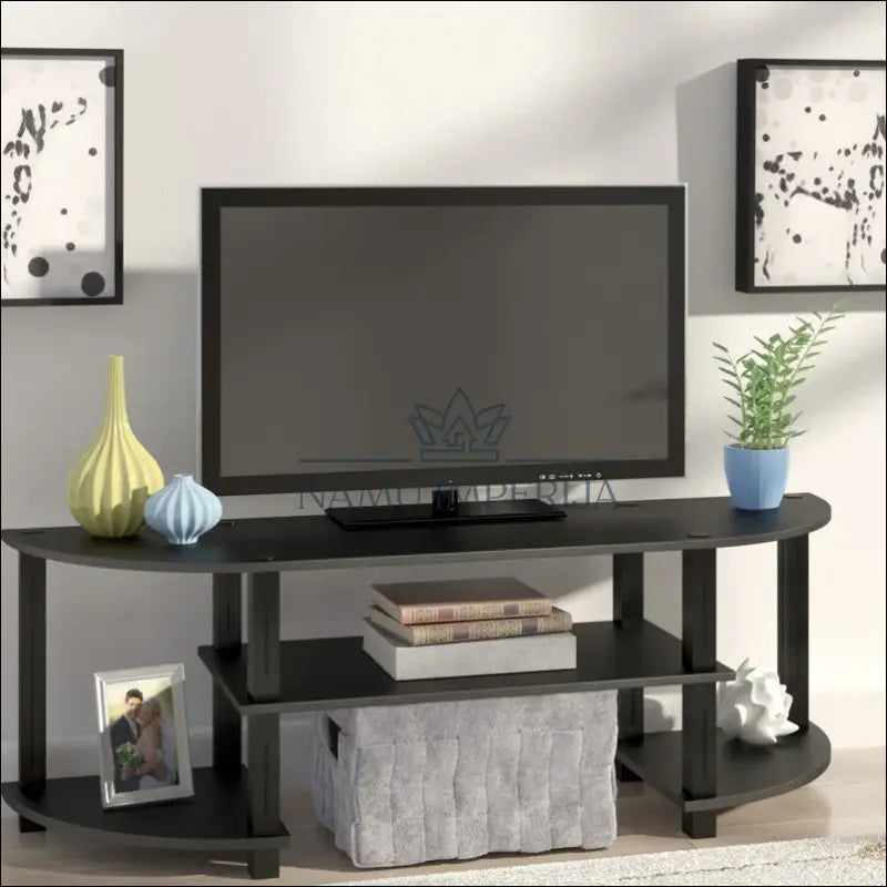 TV staliukas SI1632 - €25 Save 50% 25-50, __label:Pristatymas 1-2 d.d., color-juoda, color-ruda, material-mediena