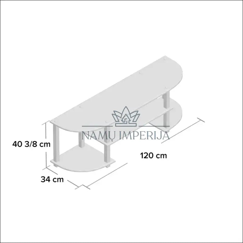 TV staliukas SI1632 - €25 Save 50% 25-50, __label:Pristatymas 1-2 d.d., color-juoda, color-ruda, material-mediena