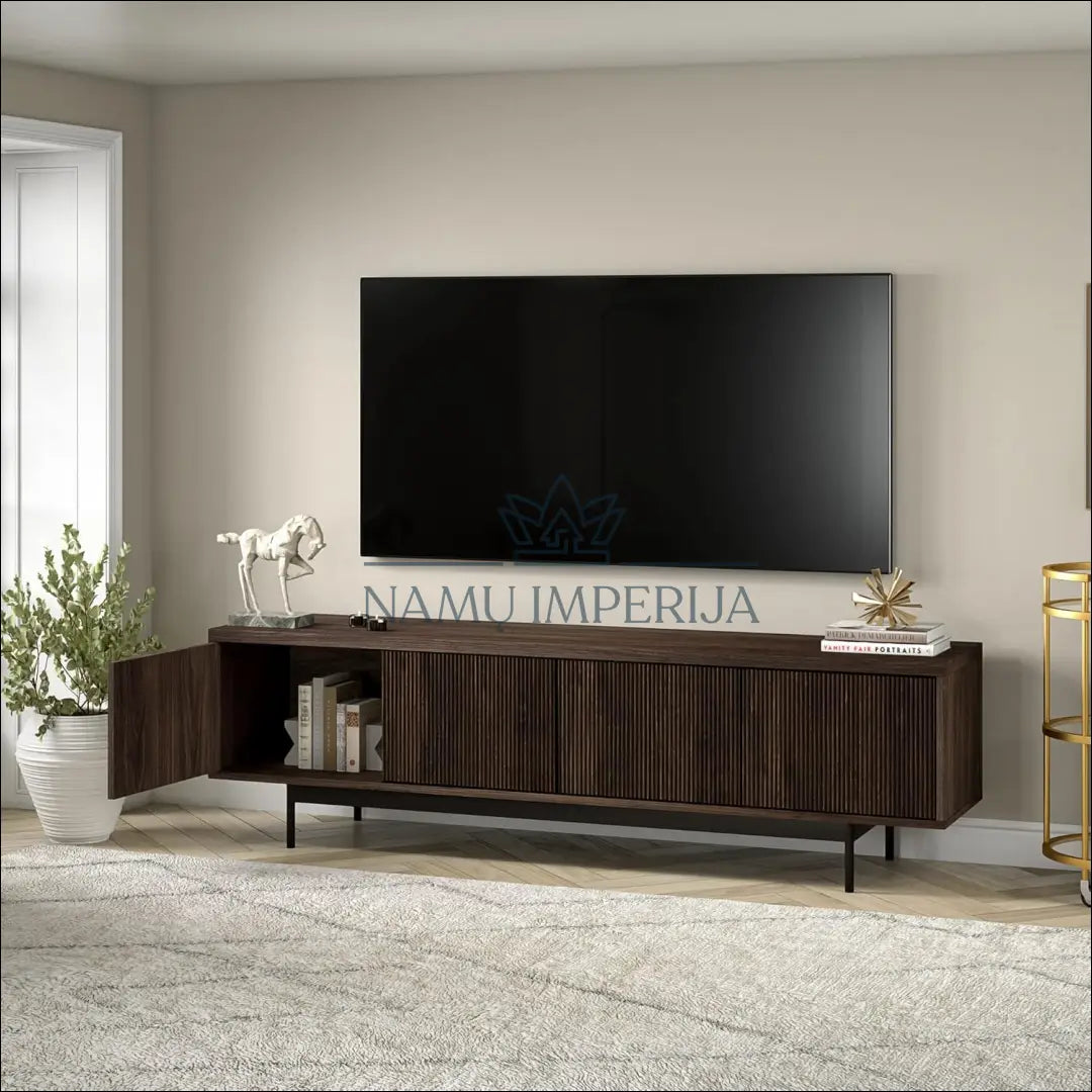 TV staliukas SI1648 - €275 Save 50% __label:Pristatymas 1-2 d.d., color-juoda, color-ruda, material-mdf,
