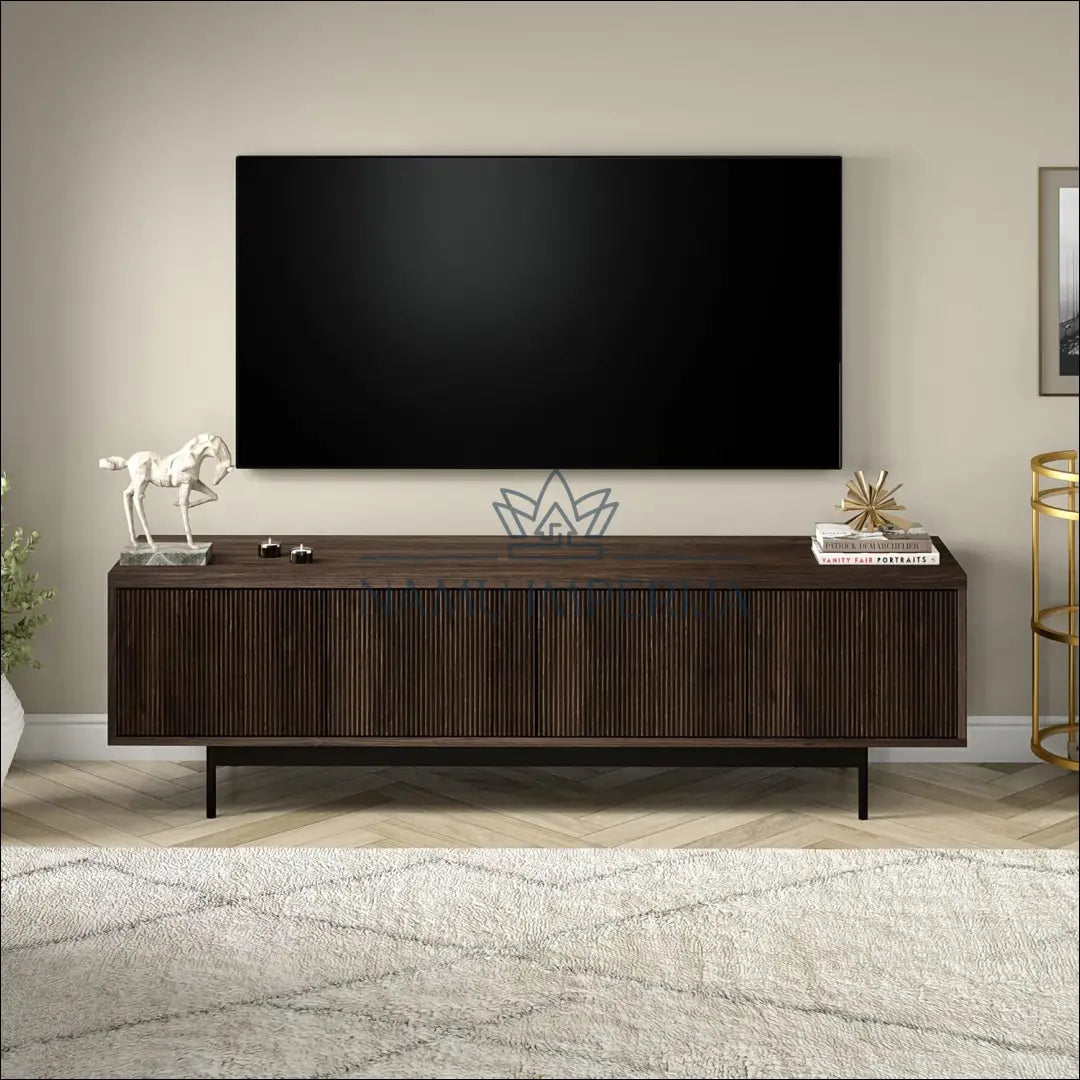 TV staliukas SI1648 - €275 Save 50% __label:Pristatymas 1-2 d.d., color-juoda, color-ruda, material-mdf,