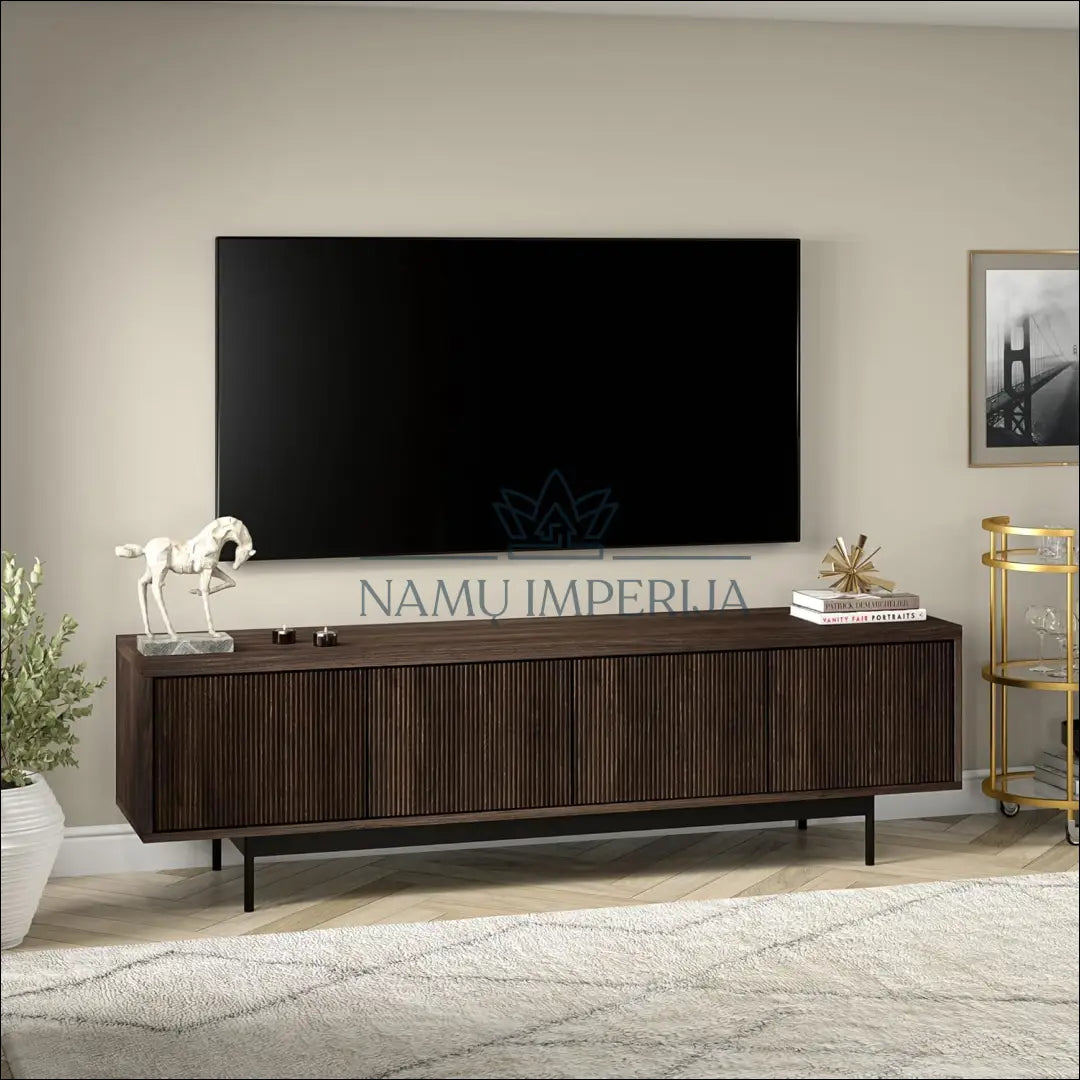TV staliukas SI1648 - €275 Save 50% __label:Pristatymas 1-2 d.d., color-juoda, color-ruda, material-mdf,