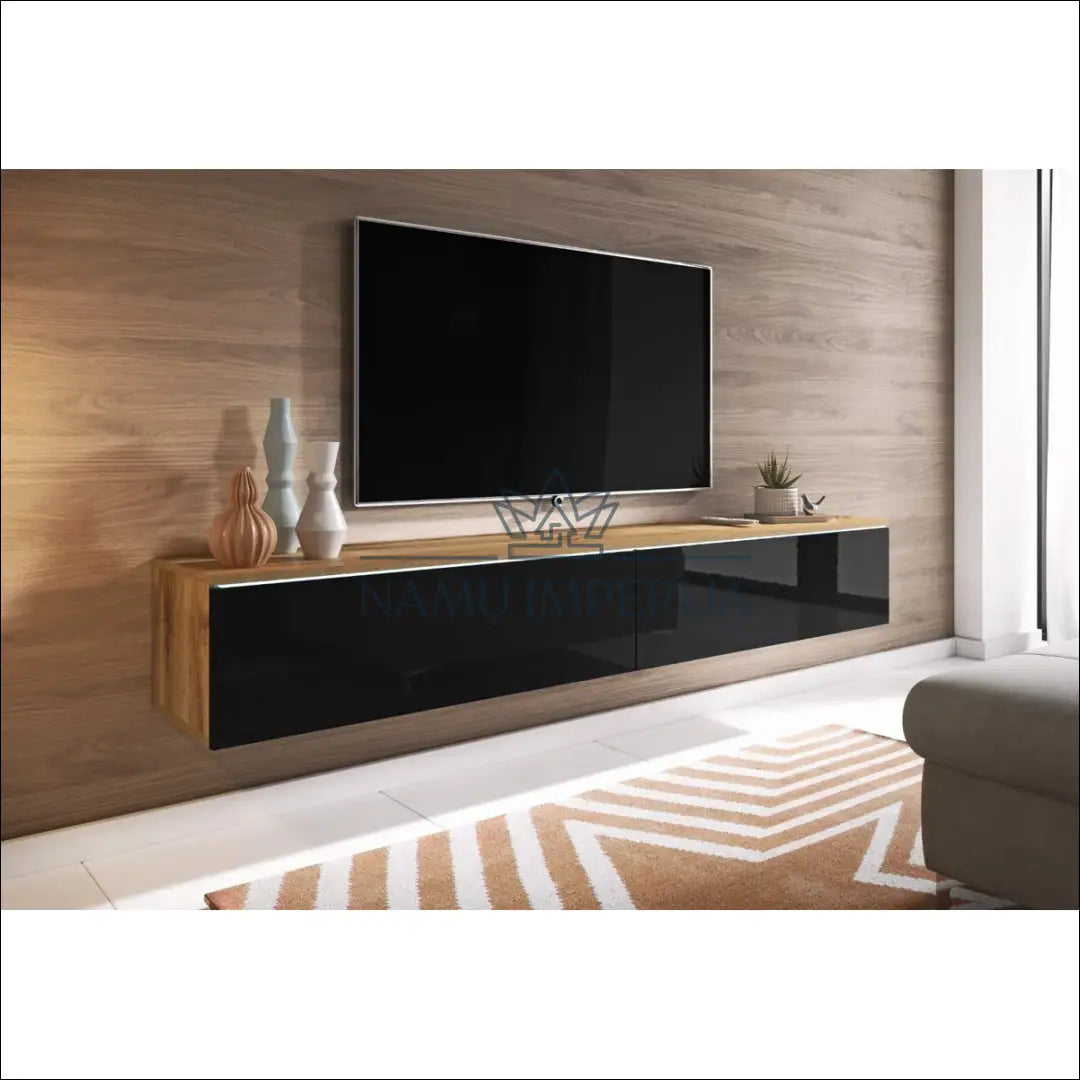 TV staliukas SI1700 - €158 Save 50% 100-200, __label:Pristatymas 1-2 d.d., color-juoda, color-ruda, material-mediena