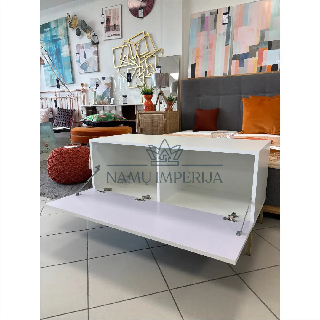 TV staliukas SI1708 - €66 Save 55% 50-100, __label:Pristatymas 1-2 d.d., color-balta, color-juoda, material-mediena €50