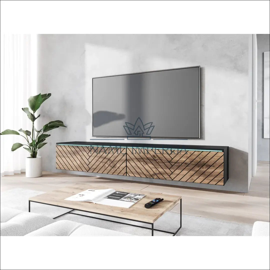 TV staliukas SI1732 - €134 Save 55% 100-200, __label:Pristatymas 1-2 d.d., color-juoda, color-ruda, material-mediena