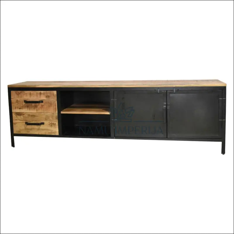 TV staliukas SI1742 - €290 Save 65% __label:Pristatymas 1-2 d.d., color-juoda, color-ruda, material-medzio-masyvas,