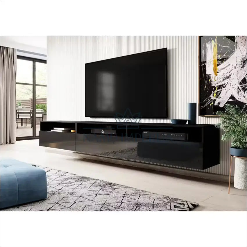 TV staliukas SI1758 - €80 Save 70% 50-100, __label:Pristatymas 1-2 d.d., color-juoda, material-mediena, pazeistas €50