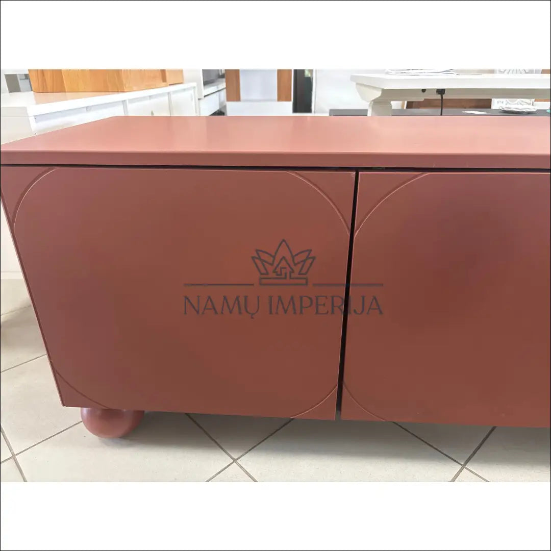 TV staliukas SI1777 €150 100 200, __label:Pristatymas 1 2 d.d., color raudona, ruda, material mdf €100 to €200