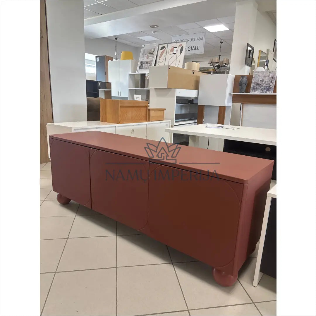 TV staliukas SI1777 €150 100 200, __label:Pristatymas 1 2 d.d., color raudona, ruda, material mdf €100 to €200