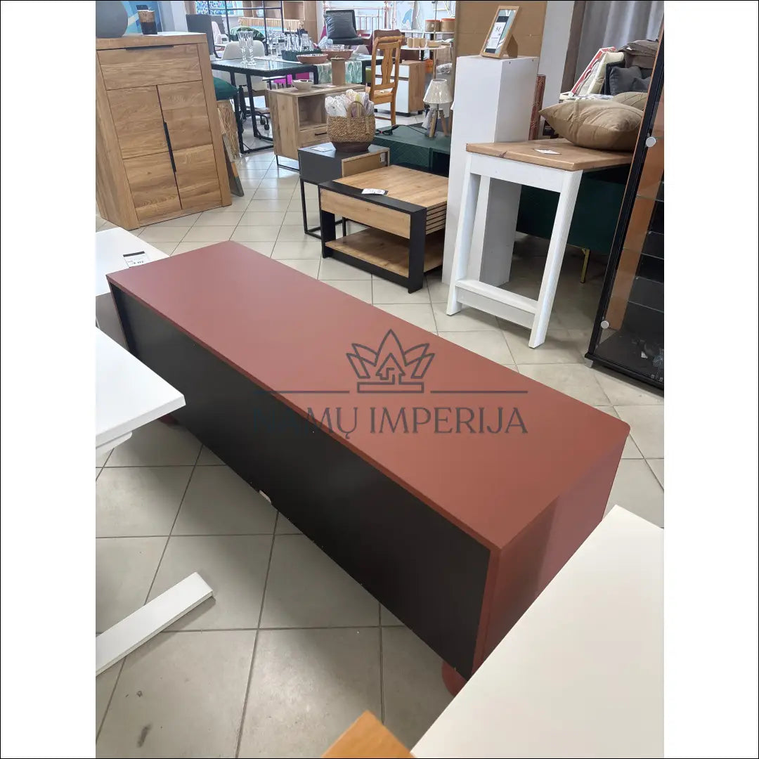 TV staliukas SI1777 €150 100 200, __label:Pristatymas 1 2 d.d., color raudona, ruda, material mdf €100 to €200