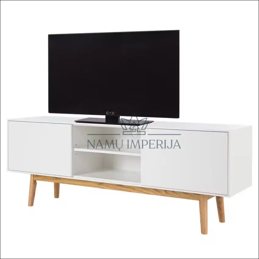 TV staliukas SI1824 - €55 Save 75% 50-100, __label:Pristatymas 1-2 d.d., color-balta, color-ruda, material-mdf €50