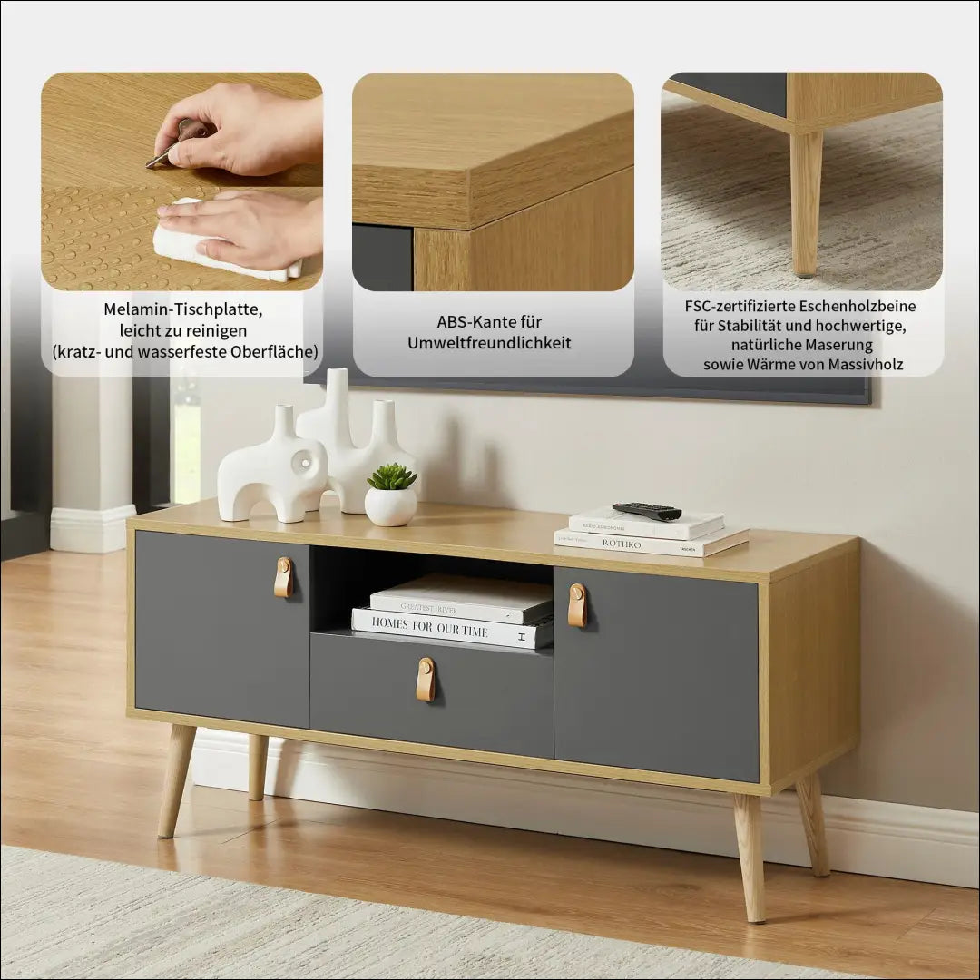 TV staliukas SI2251 - €170 Save 50% 100-200, __label:Pristatymas 1-2 d.d., color-pilka, color-ruda, material-mdf €100