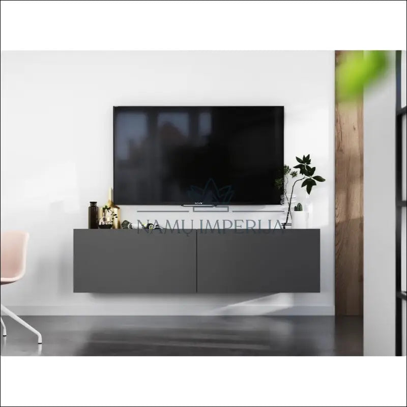 TV staliukas SI248 - €50 Save 75% 50-100, __label:Pristatymas 1-2 d.d., color-pilka, material-mediena, pazeistas