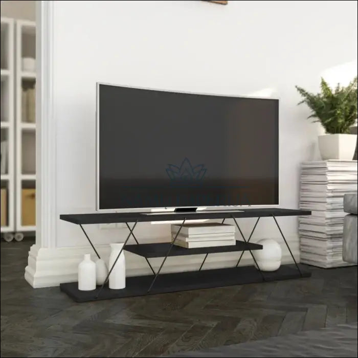 TV staliukas SI630 - €39 Save 60% 25-50, __label:Pristatymas 1-2 d.d., color-juoda, color-pilka, material-mediena