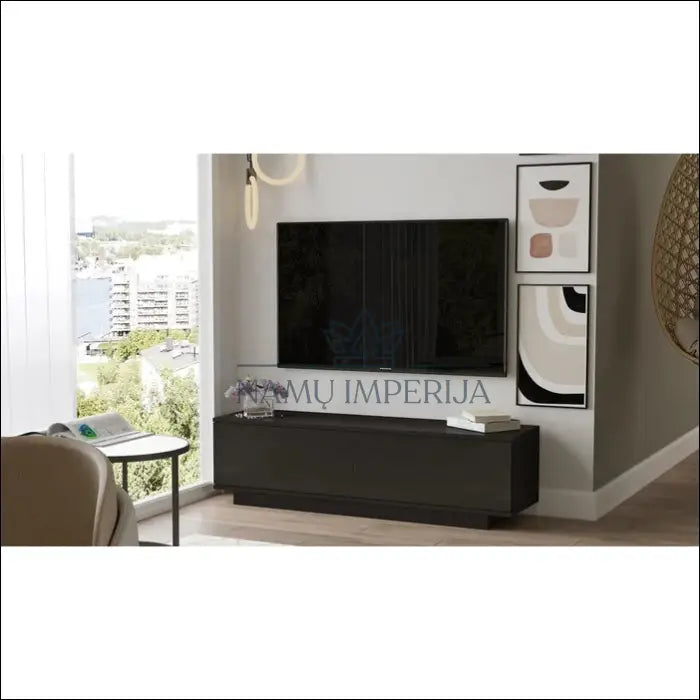 TV staliukas SI637 - €63 Save 65% 50-100, __label:Pristatymas 1-2 d.d., color-juoda, material-mediena, spec €50