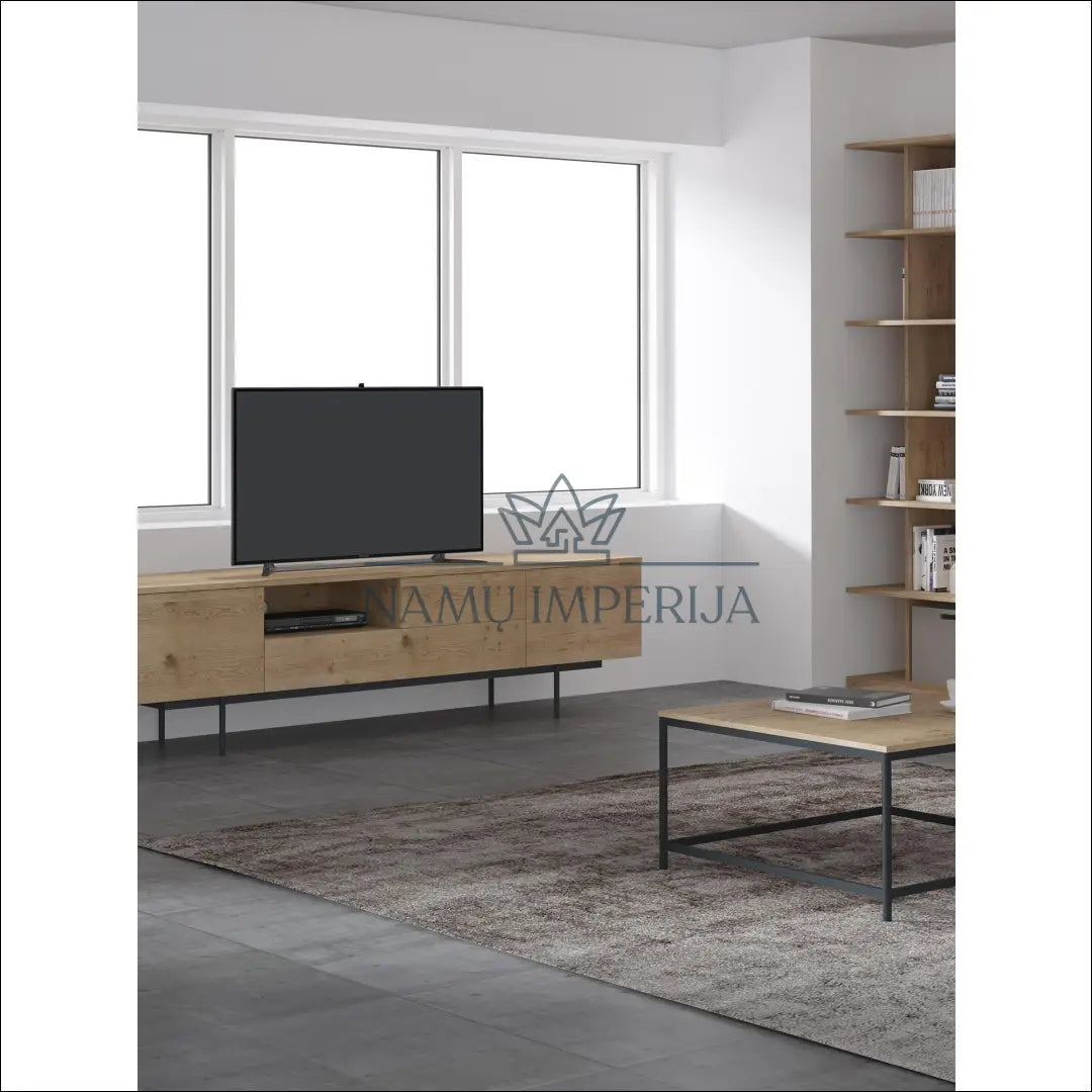 TV staliukas SI755 - €350 Save 65% __label:Pristatymas 1-2 d.d., color-juoda, color-ruda, material-mediena, over-200