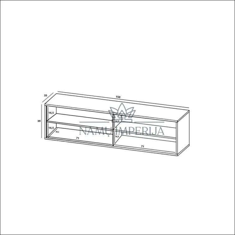 TV staliukas SI876 - €136 Save 65% 100-200, __label:Pristatymas 1-2 d.d., color-balta, color-ruda, material-mediena