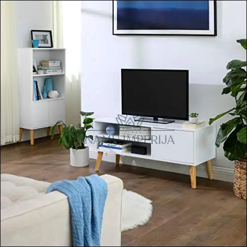 TV staliukas SM1244 - €152 Save 30% 100-200, __label:Pristatymas 5-14 d.d., notouch30, song, spalva-balta