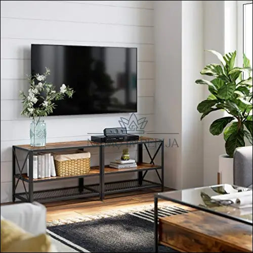 TV staliukas SM1249 - €190 Save 30% 100-200, __label:Pristatymas 5-14 d.d., notouch30, song, spalva-ruda 140x39x52cm