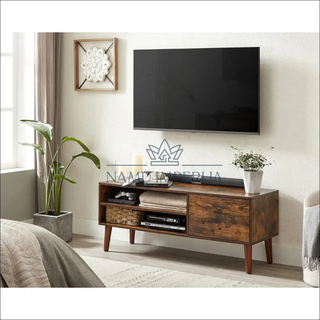 TV staliukas SM1252 - €114 Save 10% 100-200, __label:Pristatymas 5-14 d.d., notouch10, song, spalva-ruda 120x40x49cm