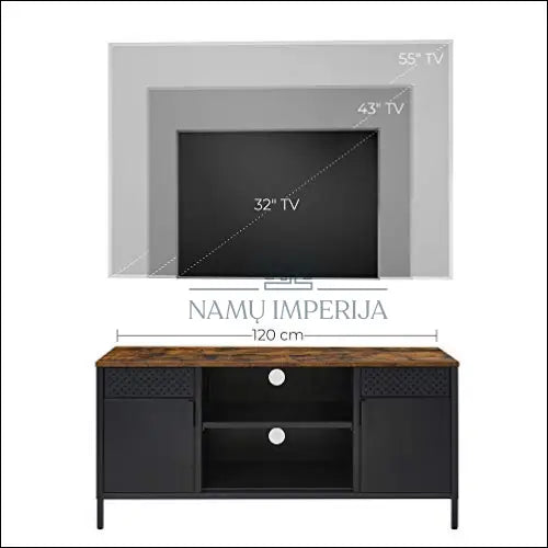 TV staliukas SM1254 - €209 Save 30% __label:Pristatymas 5-14 d.d., NEW-SONGMICS, notouch30, over-200, spalva-juoda