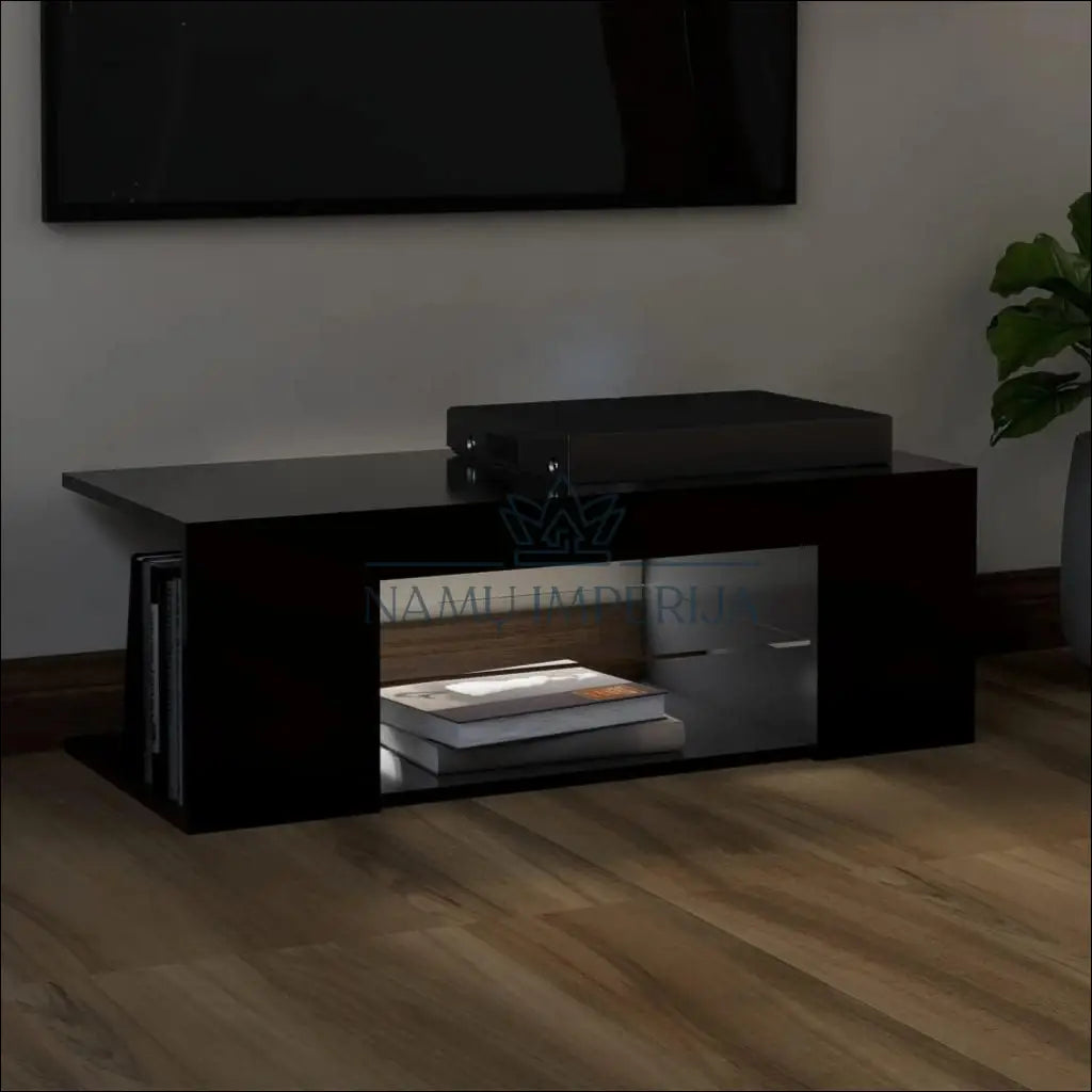 TV staliukas su LED apšvietimu SI1799 €39 Save 50% 25 50, __label:Pristatymas 1 2 d.d., color juoda, material mediena,