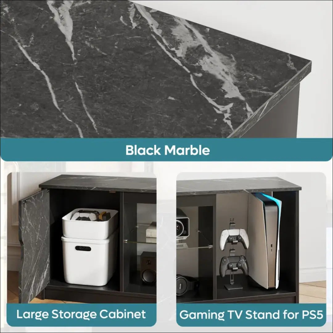 TV staliukas su LED apšvietimu SI1976 - €94 Save 50% 50-100, __label:Pristatymas 1-2 d.d., color-juoda,