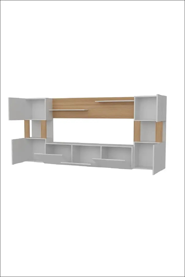 TV staliuko komplektas SI1137 - €210 Save 65% __label:Pristatymas 1-2 d.d., color-balta, color-ruda, material-mediena,